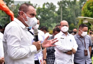 Resmikan Tempat Isoter Ini Harapan Gubernur Edy