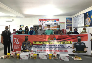 Satresnarkoba Bakti Sosial di Desa Tangguh Anti Narkoba