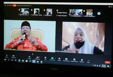 Webinar Siswa SMA/SMK se-Bengkulu Gubernur Rohidin Berikan Motivasi Hingga Quiz