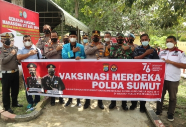 Polres Batu Bara Gelar Vaksinasi Massal