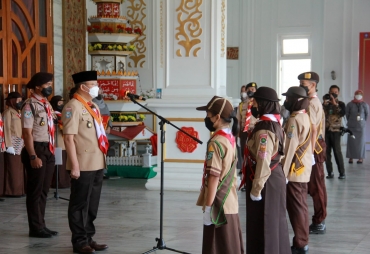 Makin Kreatif dan Inovatif Gubernur Rohidin Harapkan Pramuka Dorong Berbagai Kegiatan Kepemudaan 