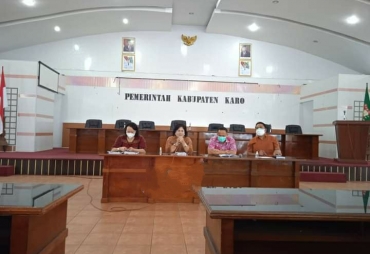 Bupati Karo Pimpin Rakor Pemantapan Pilkades Gelombang III