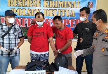 Polsek Delitua Ringkus Pelaku Pencurian Spesialis Pecah Kaca Mobil