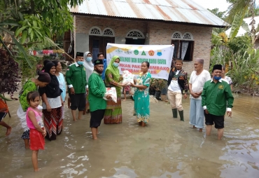 PC NU Batu Bara Bersama Banom Peduli Korban Banjir