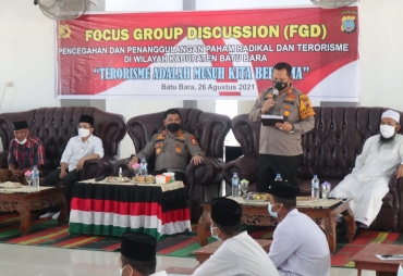 Divhumas Polri bersama Polres Batu Bara Gelar FGD