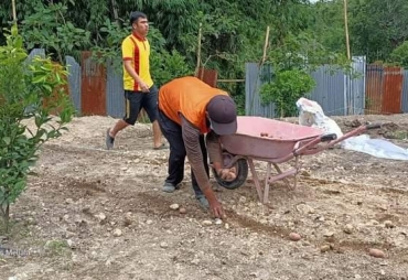 Warga Binaan Kelas IIB Kabanjahe Tanam Kentang
