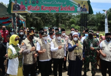 Gubernur Sumut Hadiri Peletakan Batu Pertama Kampung Sedekah KSJ