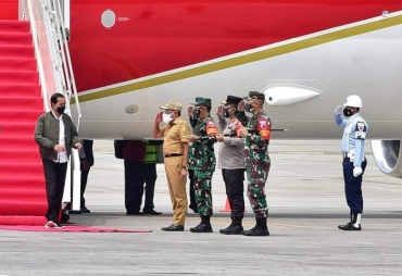Forkopimda Sumatera Utara Sambut Kunjungan Presiden Jokowi 