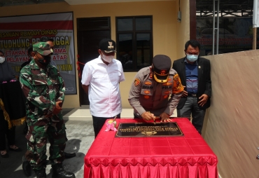 Bupati dan Kapolres Batu Bara Resmikan Rumdis Wira Tudhung Priyangga