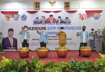 Mukernas DPP Mapancas Gubernur Rohidin Ajak Sinergi Membangun Bangsa 