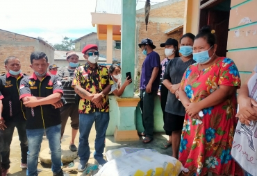 Pemuda Merga Silima Salurkan Bantuan Bagi Keluarga Korban Tanah Longsor