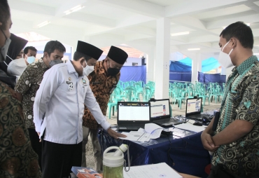 Sekda Hamka Cek Lokasi Pelaksanaan SKD CPNS Provinsi Bengkulu