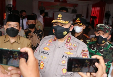 Kapolda Bengkulu Monitoring dan Evaluasi Penanganan Covid-19