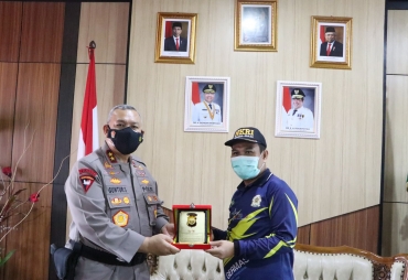 Kapolda Kunker ke Dinkes Provinsi