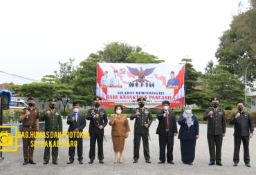 Forkopimda Karo Peringati Hari Kesaktian Pancasila