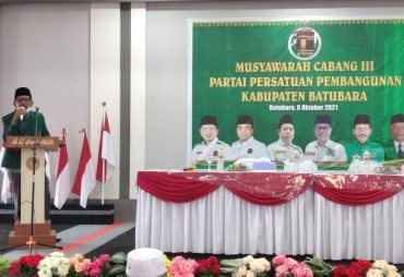 Muscab PPP III Batubara Ahmad Badri : Kepegurusan Baru Harus Targetken 7 Kursi 