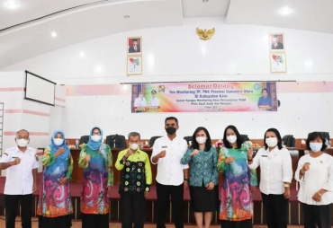 Wakil Bupati Karo Sambut Tim Monitoring TP PKK Provsu