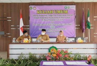 Dukung Pemulihan Ekonomi Daerah Gubernur Rohidin Apresiasi STIA Bengkulu