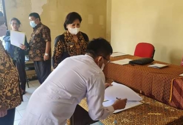 Bupati Karo Hadiri Serah Terima Direksi PDAM Tirta Malem