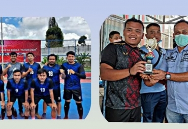 Rutan Kelas IIB Kabanjahe Ikuti Pertandingan Futsal Antar UPT Se-Taparasi