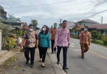 Ketua TP PKK Karo Kunjungi Desa Pancur Batu