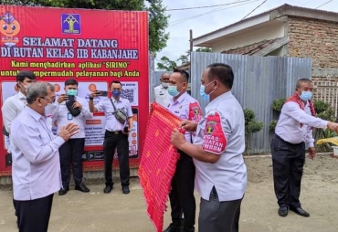 Kepala Rutan Kelas IIB Kabanjahe Sambut Kunker Stafsus Menkumham RI