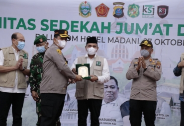 Gubernur Edy dan Kapolres Batu Bara Hadiri Pengukuhan KSJ Kota Medan