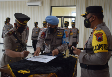 Kapolres Demak Minta Pejabat Baru Cepat Beradaptasi