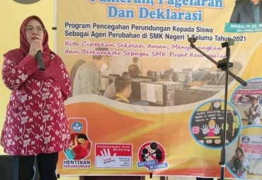 SMKN 1 Seluma Laksanakan Pagalaran  Dan  Deklarasi Pencegahan Perundungan Siswa