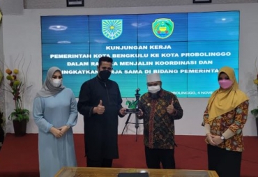 Jalin Koordinasi dan Kerjasama Walikota Bengkulu Temui Walikota Probolinggo