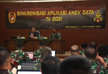 Kodam IV/Diponegoro Manfaatkan Teknologi Dalam Sinkronisasi Aplikasi Anev Data