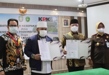 Gubernur dan Walikota Teken Kesepakatan Bersama Pengelolaan Pantai Panjang