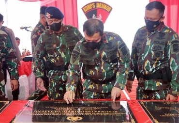 Kapolda Jateng Resmikan Nama Baru Ksatrian Brimob Srondol