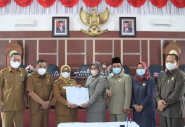 Wabup Sampaikan Nota Pengantar Ranperda APBD Labuhanbatu 
