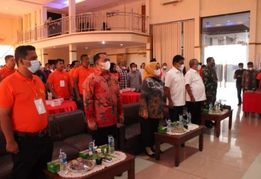 Bupati Hadiri Musyawarah Olahraga Kabupaten Labuhanbatu 