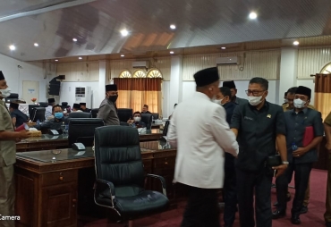 Belum Menerima Berkas RKA Paripurna Dewan PALI Diskors