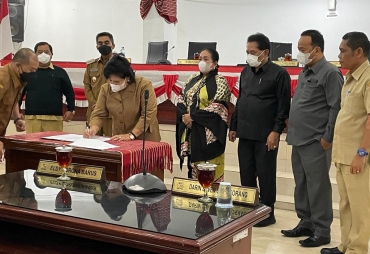 Pemkab dan DPRD Karo Setujui Raperda Tentang APBD Tahun Anggaran 2022