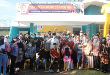 Gubernur Rohidin Resmikan Difablepreneur Center Bengkulu