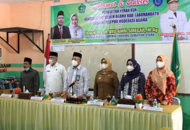 Wabup Labuhanbatu Dampingi Kakanwil Kemenag Sumut 
