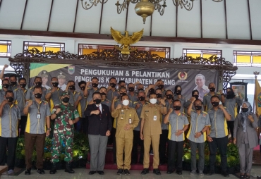 Dandim 0736/Batang Hadiri Pelantikan Pengurus Koni
