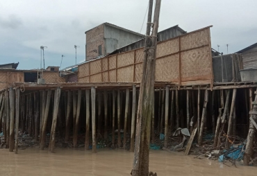 Warga Tanjung Tiram Minta Pemkab Batubara Eksekusi Bangunan Dinding Pembatas di Atas DAS