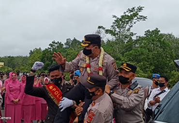 AKBP Riz Pindah Tugas Polres PALI Laksanakan Pelepasan 