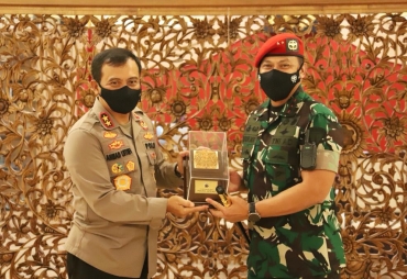 Dikunjungi Danjen Kopassus Kapolda : Sinergitas TNI-Polri di Jateng Sangat Baik