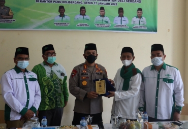 Kapolresta Deli Serdang Silaturahim Ke PCNU