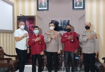 Kapolresta Deli Serdang Sambut Hangat Audensi BKAG