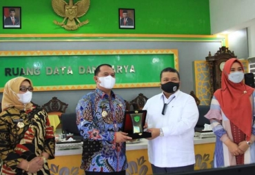Bupati dan Wabup Labuhanbatu Terima Kunker dari Bupati Tapanuli Selatan