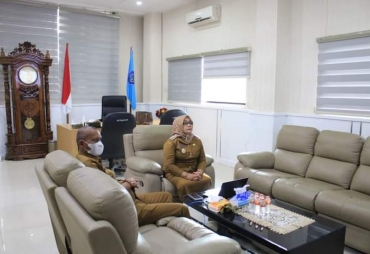 Wabup Labuhanbatu Ikuti Raker Vidcon Bersama Mendagri