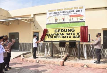 Bupati Zahir Resmikan Gedung Pelayanan Satu Atap WTP Polres Batubara