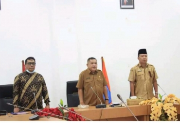 Sekda Labuhanbatu Ikuti RUPS Bank Sumut Via Daring