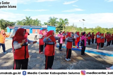GOW Kabupaten Seluma Laksanakan Senam Perdana Di Awal Tahun 2022 